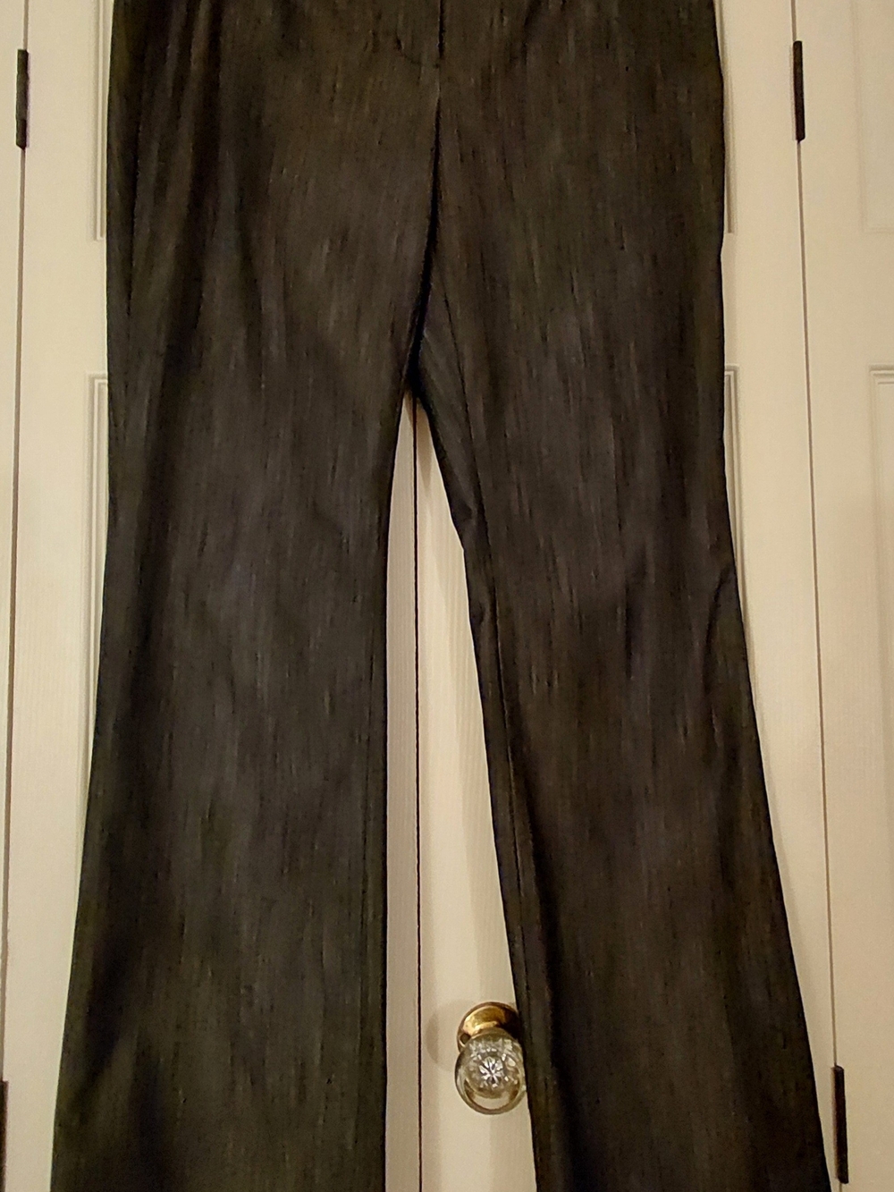 Chaus Dark Gray Boot-Cut Dress Pants